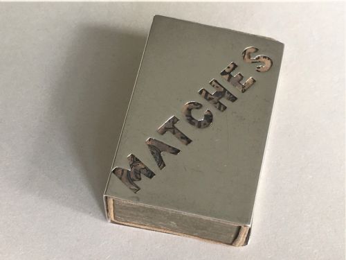 A Collectable Silver Match Box Case