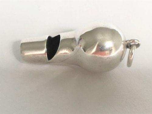 fig 1. A Victorian Sampson Morden silver dog whistle