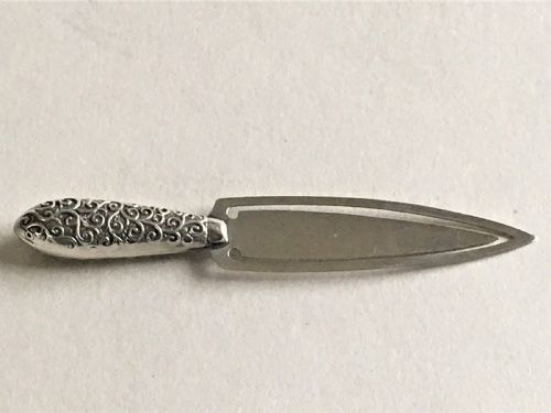 fig 1. A Victorian silver novelty dagger bookmark