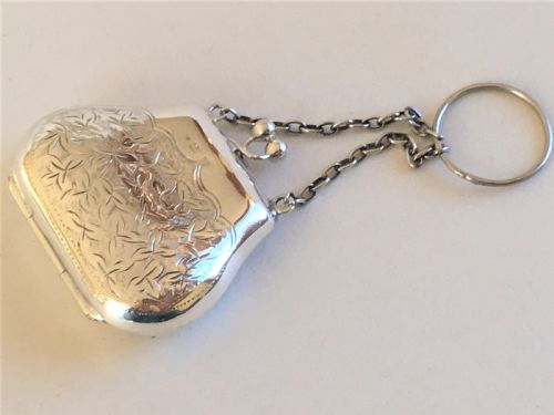 A Diminutive Edwardian Silver Cocktail Purse