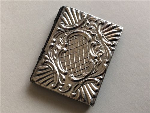 A Charming Edwardian Silver Needle Book