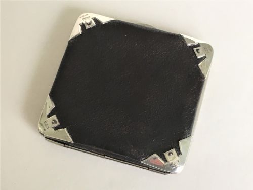An Edwardian Silver Mounted Leather Wallet