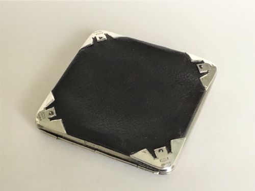 fig 1. An Edwardian silver mounted leather wallet