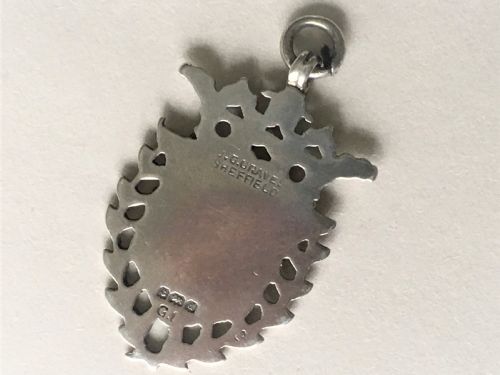 fig 1. A superb Edwardian silver & gold watch fob