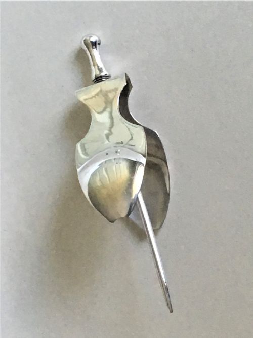 An Extremely Rare Silver Lemon Squeezer