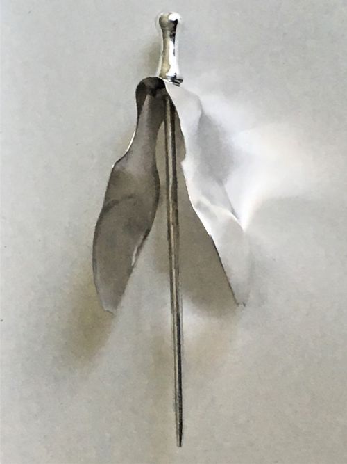 fig 1. An extremely rare silver lemon squeezer