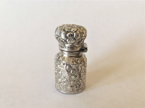 A Delightful Victorian Silver Scent Bottle