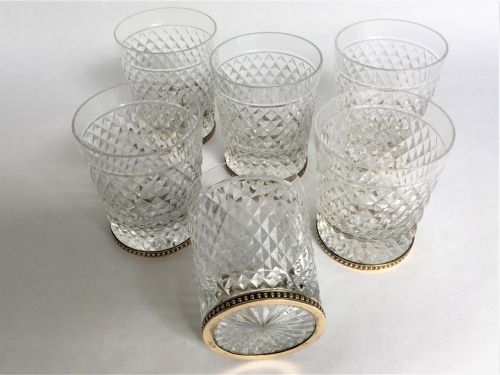 A Handsome Set of Victorian Cut Glass Tumblers