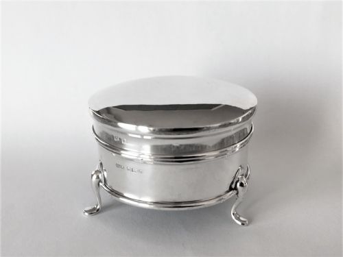 A Stylish George V Silver Trinket Box