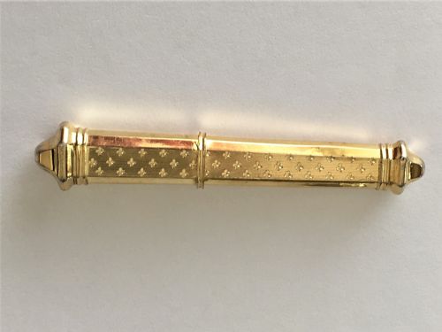 fig 1. A gorgeous French silver gilt needle case
