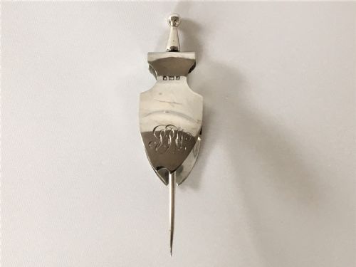 fig 1. A rare George V silver lemon squeezer