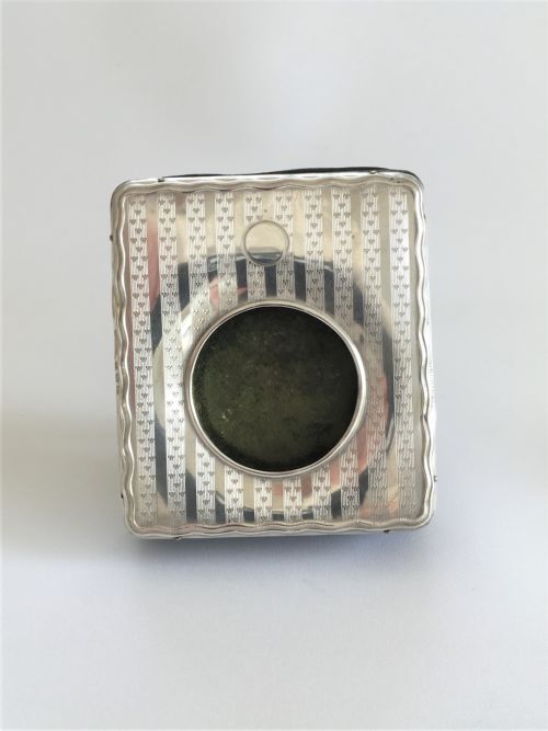 A Lovely Silver Travelling Watch/clock Case
