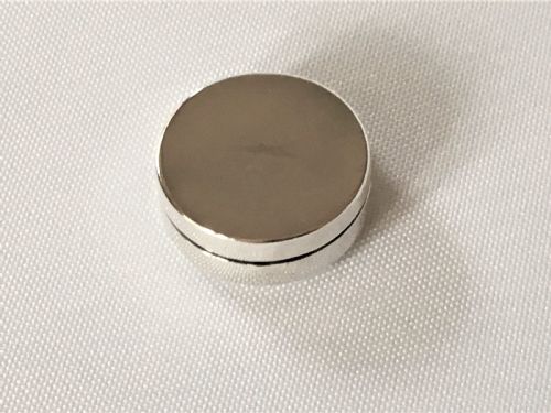 A Diminutive Edwardian Silver Rouge Pot