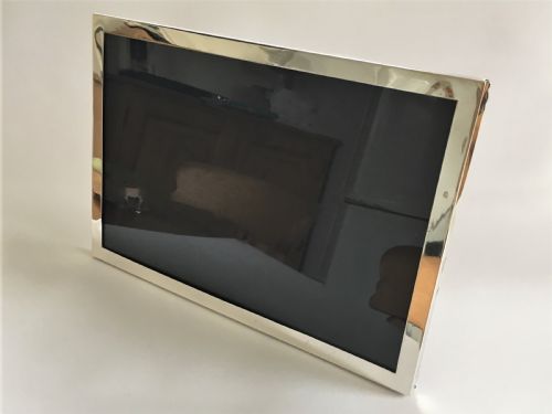 A Large George V Silver Landscape Photo Frame