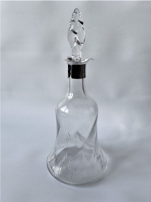 An Edwardian Chester Silver Mounted Decanter
