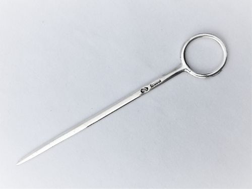 An Unusual Edwardian Silver Game Skewer