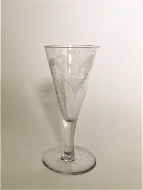 A Late 18th Century Dwarf Ale Glass
