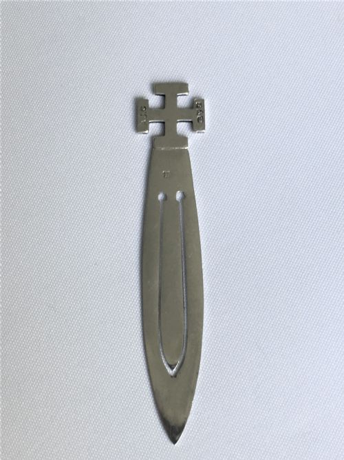 A Chester Silver 'Friendship Cross' Silver Bookmark