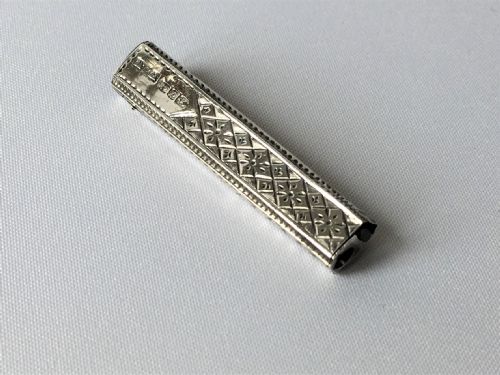 fig 1. A charming Victorian silver buttonhook/pencil combo