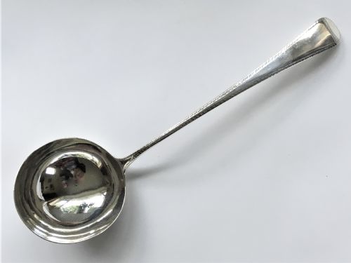 A Fine Small Georgian Silver Soup Ladle