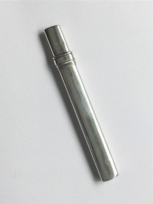fig 1. A rare pair of silver cased folding campaign scissors