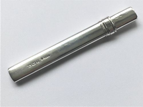 fig 2. A rare pair of silver cased folding campaign scissors