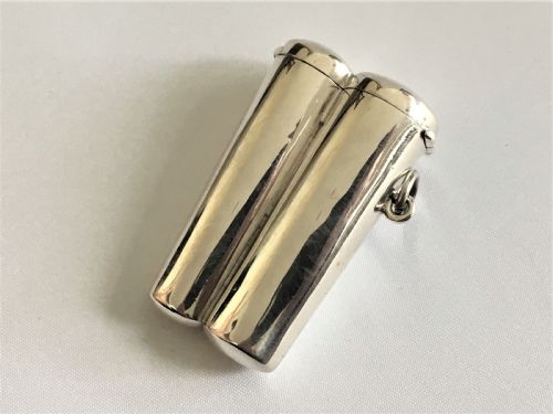 A Rare Edwardian Double Cheroot Case and Holders
