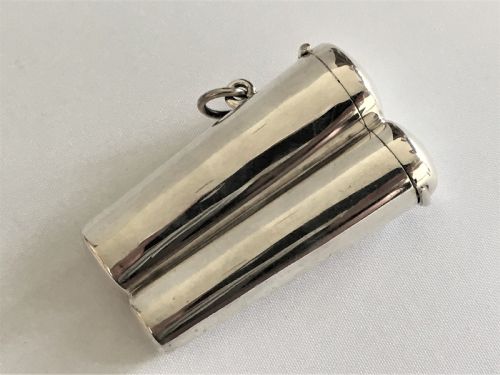 fig 1. A rare Edwardian double cheroot case and holders