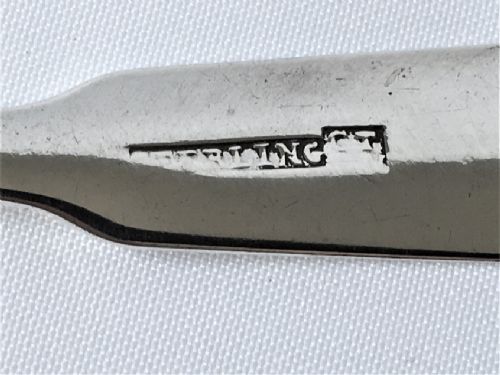 fig 1. Female silversmith Irish Provincial silver teaspoon