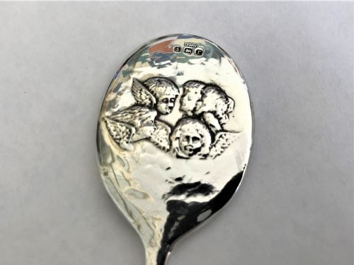 fig 1. A silver Reynold Angels chatelaine mirror