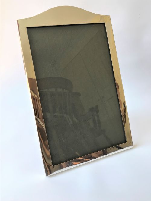 A Very Large Handsome Silver Photo Frame
