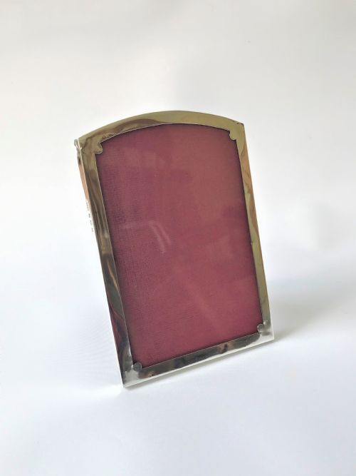 A Small Arts & Crafts Silver Photo Frame