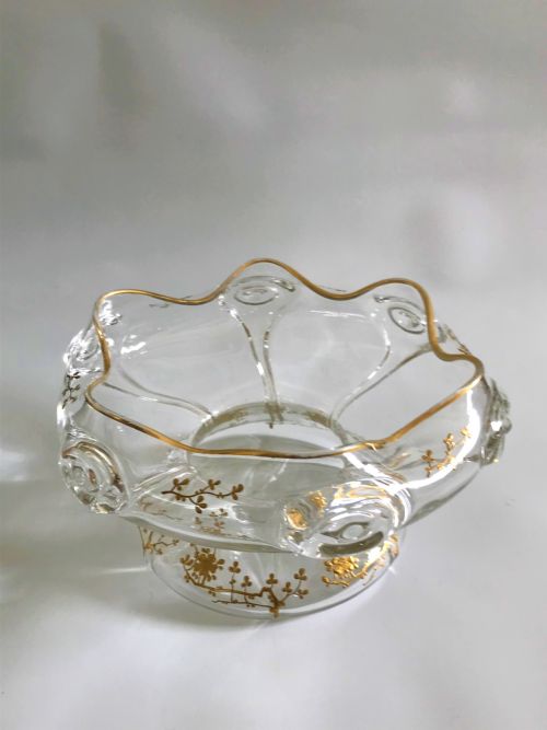 fig 1. A stunning Art Nouveau large French gilded bowl