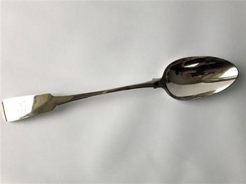 A Superb Georgian Irish Silver Basting Spoon