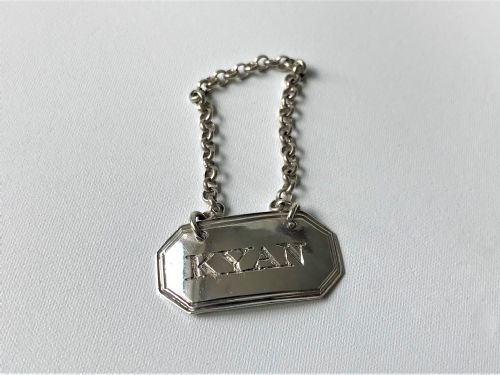 A Rare Georgian Silver Kyan Label