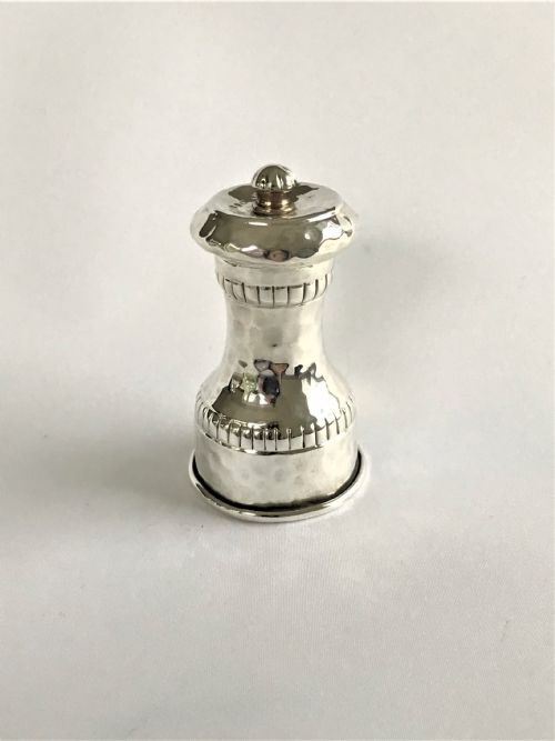 A Superb Arts & Crafts Silver Pepper Grinder