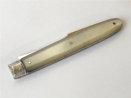 fig 1. A late 18th Century silver folding fruit fork