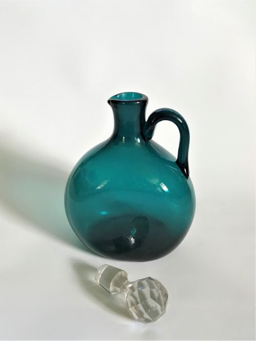fig 1. A Victorian Bristol Green wine jug