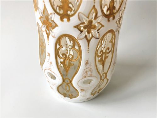 fig 1. A wonderful 19th Century Bohemian cased glass vase