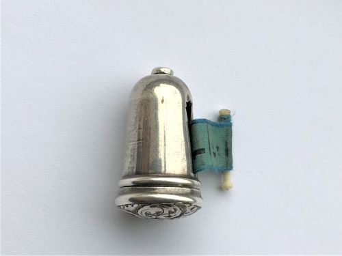 A Rare Georgian Silver Tape Measure