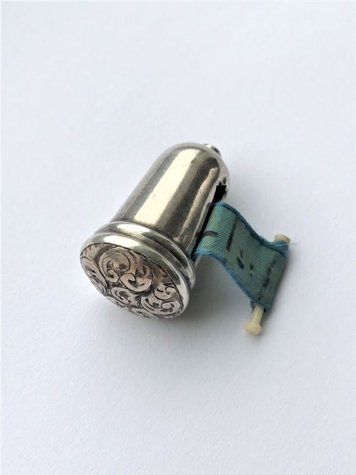 fig 1. A rare Georgian silver tape measure