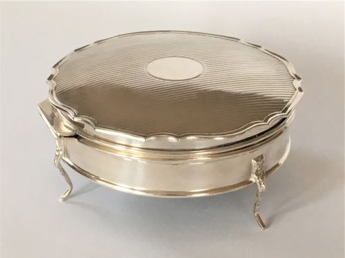 An Imposing Large Silver Jewel/trinket Box