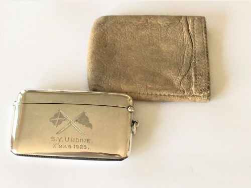 A Rare Military Interest Double Silver Vesta