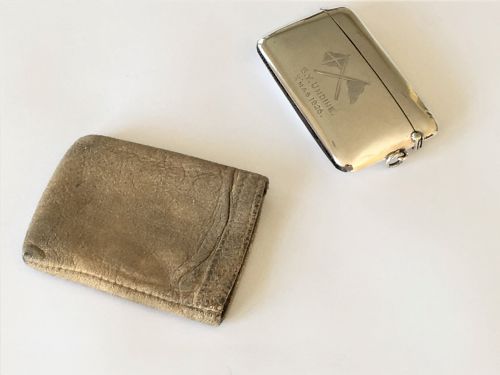 fig 1. A rare military interest double silver vesta