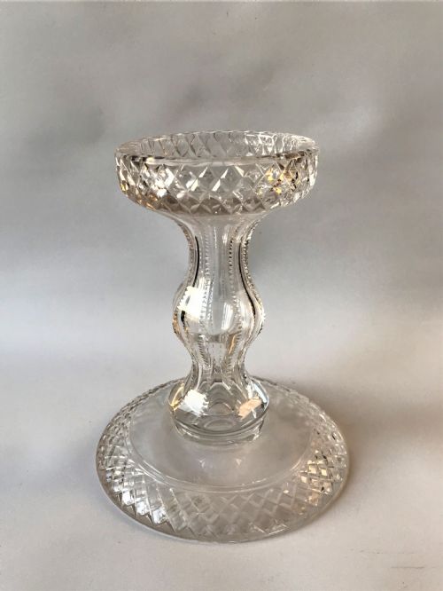 A Late Georgian Cut Glass Pineapple/ham Stand