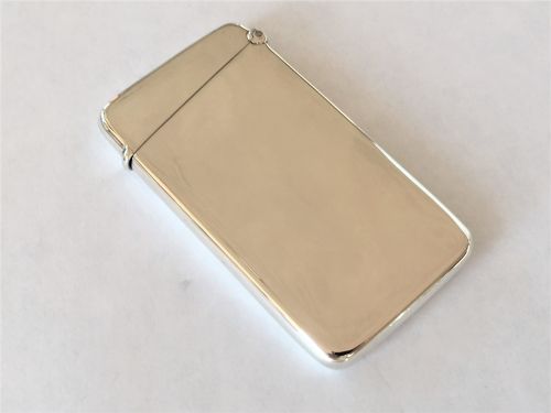 fig 1. A handsome Victorian silver card case