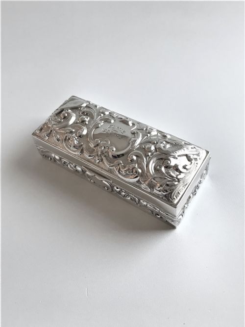 A Superb William Comyns Silver Ring Box