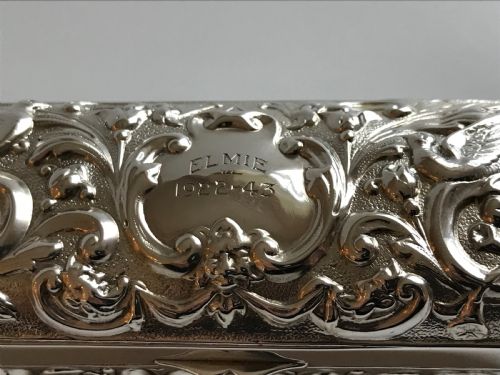 fig 1. A superb William Comyns silver ring box