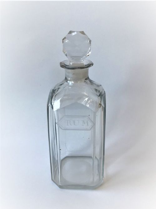 A Superb Georgian Etched Rum Decanter