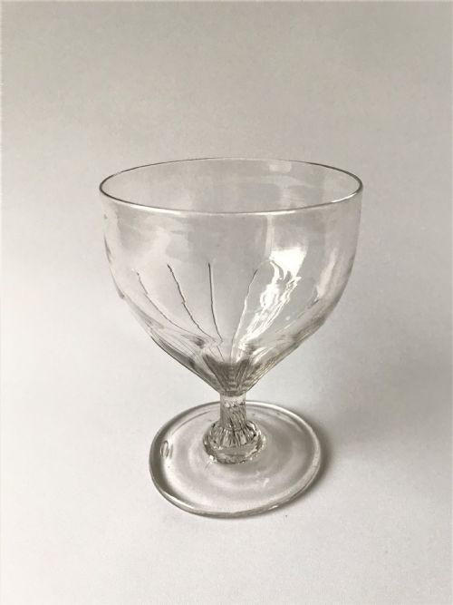 A Late 18th Century Wrythen Glass Rummer
